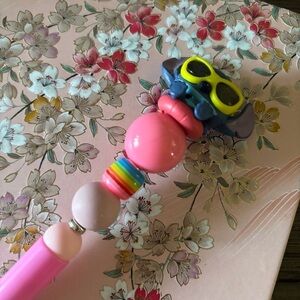 Disney Doorables: lilo & Stitch: Stitch Summer handmade beaded pen